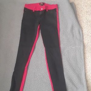 Royal Bones dual colored skinny jeans